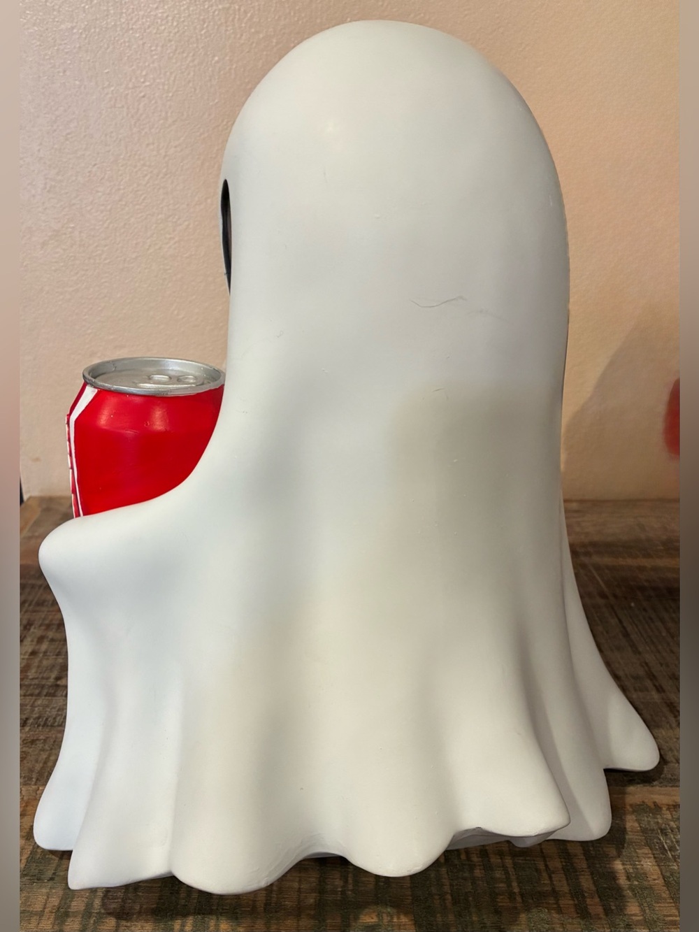 Viral Coca-Cola Ghost Figurine Halloween TikTok Trend Ghost Holding Coke Can - Picture 2 of 5